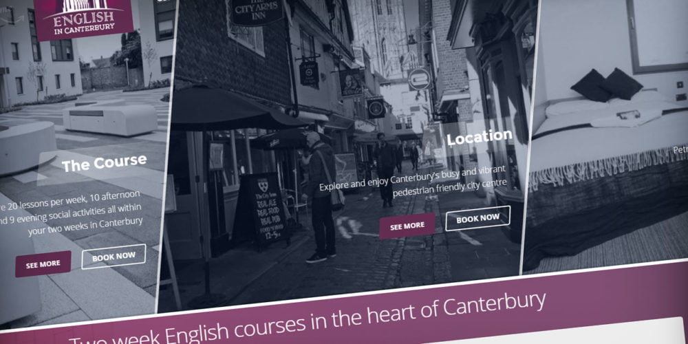 English in Canterbury web development