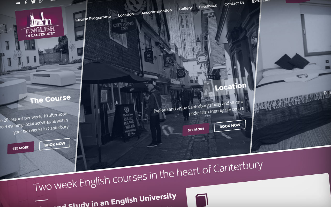English in Canterbury web development